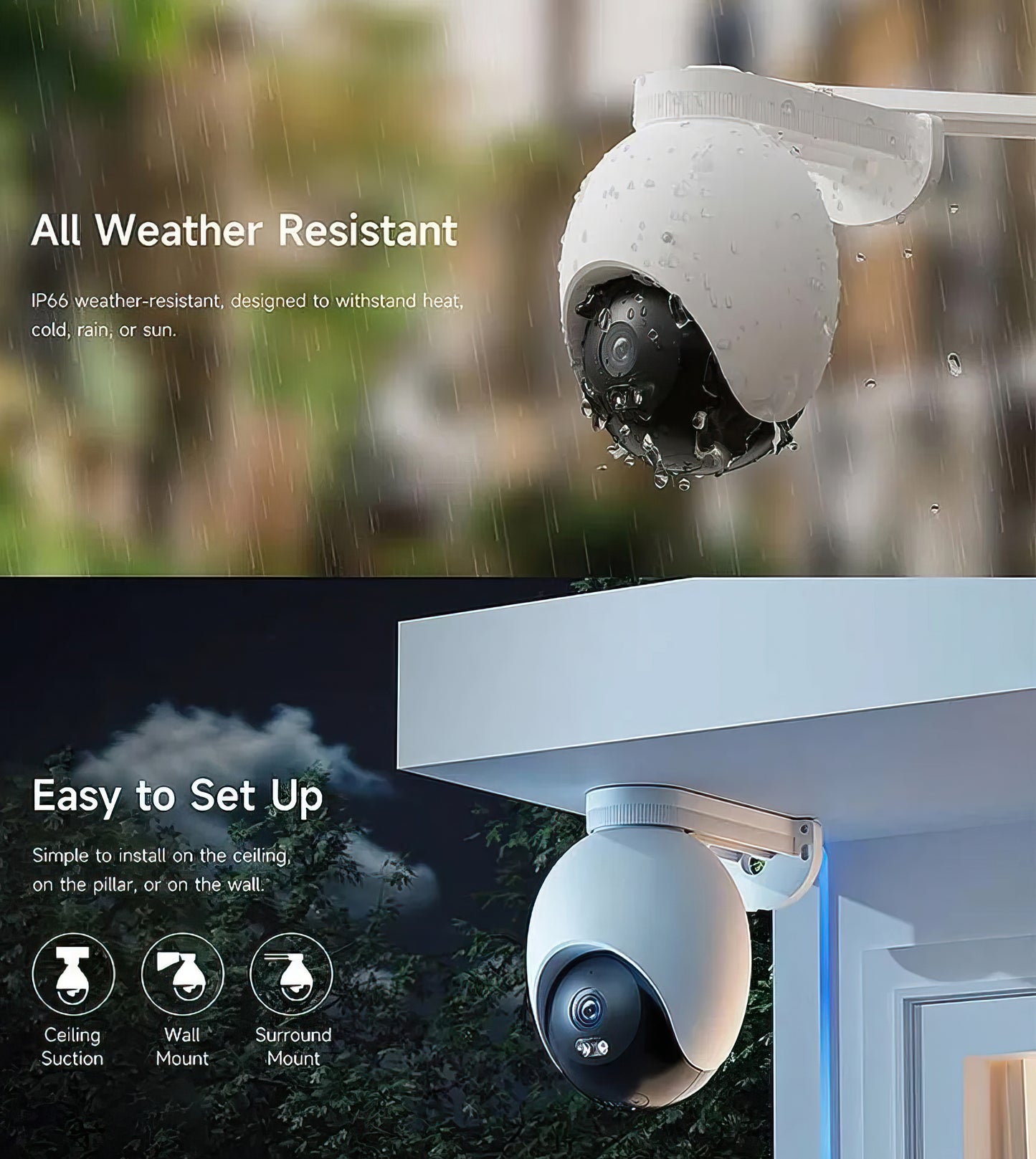 Surveillance Camera iMILAB EC6, Wi-Fi, 3K, IP66, Outdoor CMSXJ65A CMSXJ65A 