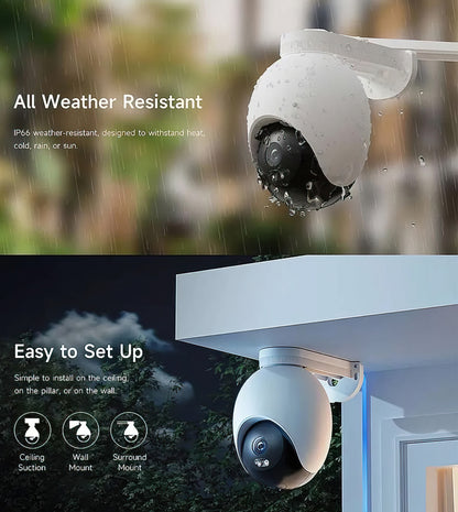 Surveillance Camera iMILAB EC6, Wi-Fi, 3K, IP66, Outdoor CMSXJ65A CMSXJ65A 