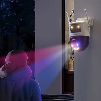 Kamera za nadzor Imou Cruiser Dual 2 Pro, Wi-Fi, 2.5K + 2.5K, IP65, Spoljašnja, Bela IPC-S7XFP-8U0WED