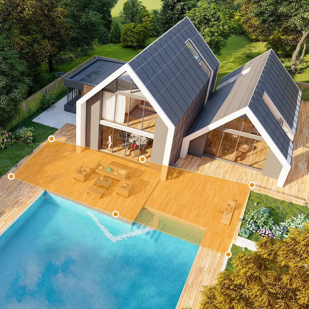 Kamera za nadzor Imou Cruiser Triple, Wi-Fi, 3K + 2K, IP65, Spoljašnja, Bela IPC-S7UP-11M0WED