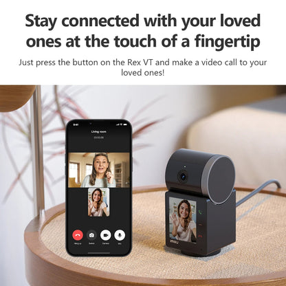 Kamera za nadzor Imou Rex VT Pro, Wi-Fi, 3K, Unutrašnja, Crna IPC-S2VBP-5M0WR