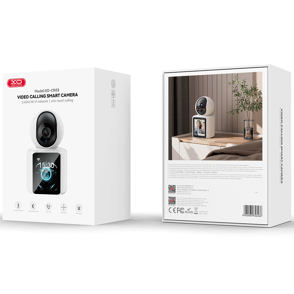 Kamera za Nadzor XO Design CR03, Wi-Fi, 1080P, Unutrašnja