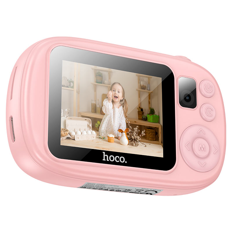 Digitalna Kamera HOCO DV205 Kids, 720P, 1MP, Roze