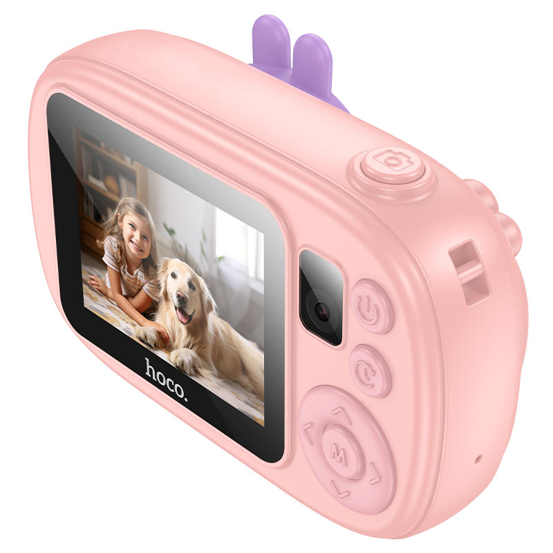 Digitalna Kamera HOCO DV205 Kids, 720P, 1MP, Roze