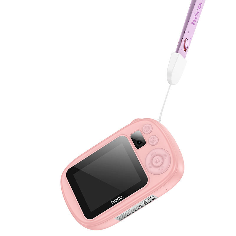 Digitalna Kamera HOCO DV205 Kids, 720P, 1MP, Roze