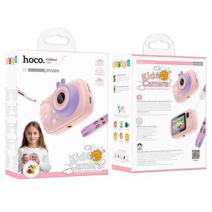 Digitalna Kamera HOCO DV205 Kids, 720P, 1MP, Roze
