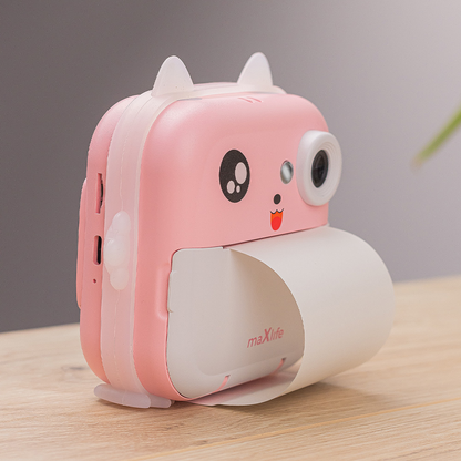Digitalna kamera sa funkcijom štampanja MaXlife MXPC-100 Kids, Roze