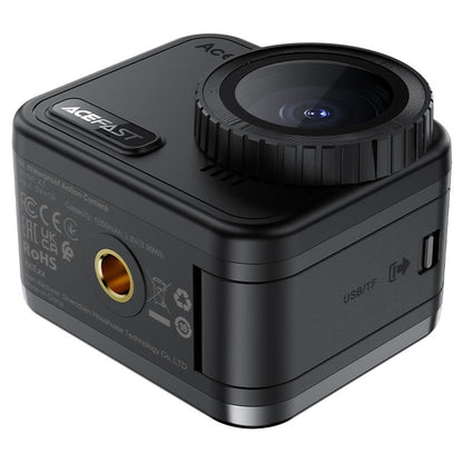 Sportska kamera Acefast X1, 4K, Wi-Fi, Crna
