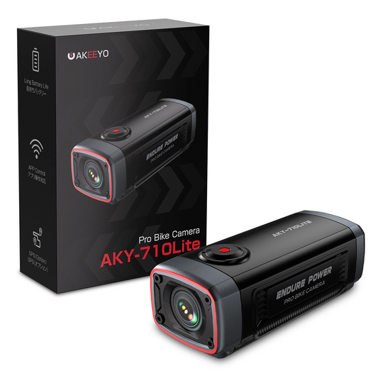 Sportska kamera Akeeyo 710 Lite za bicikl/motocikl, 2K, Wi-Fi, crna