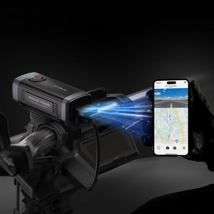 Sportska kamera Akeeyo 710 Lite za bicikl/motocikl, 2K, Wi-Fi, crna