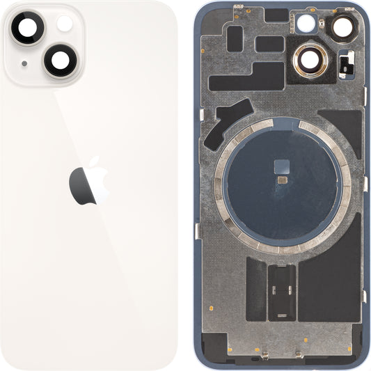 Apple iPhone 14 Battery Cover, White (Starlight), Swap 