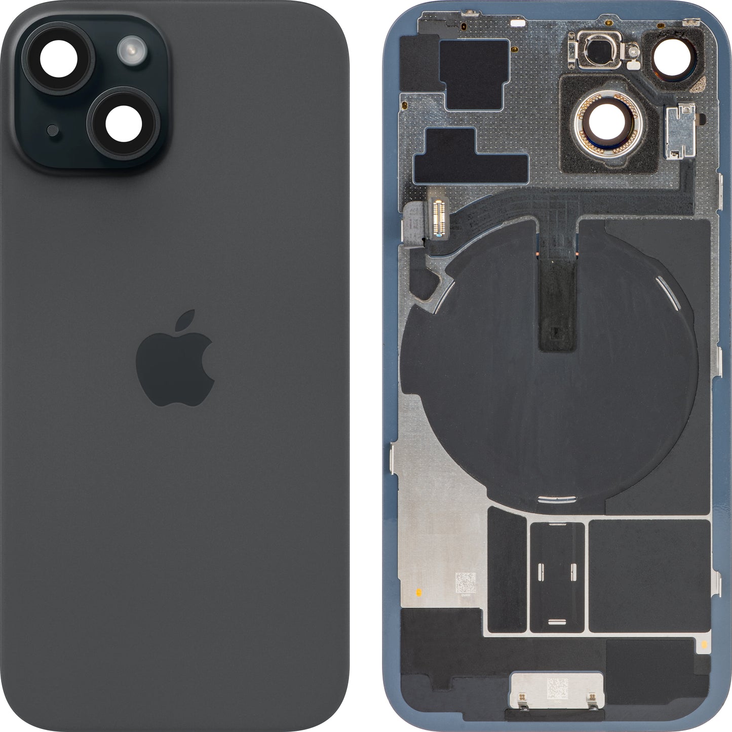 Poklopac baterije Apple iPhone 15, Crni, Zamena