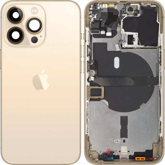 Stražnji poklopac baterije za Apple iPhone 13 Pro, srednji okvir, zlatni, zamjenski
