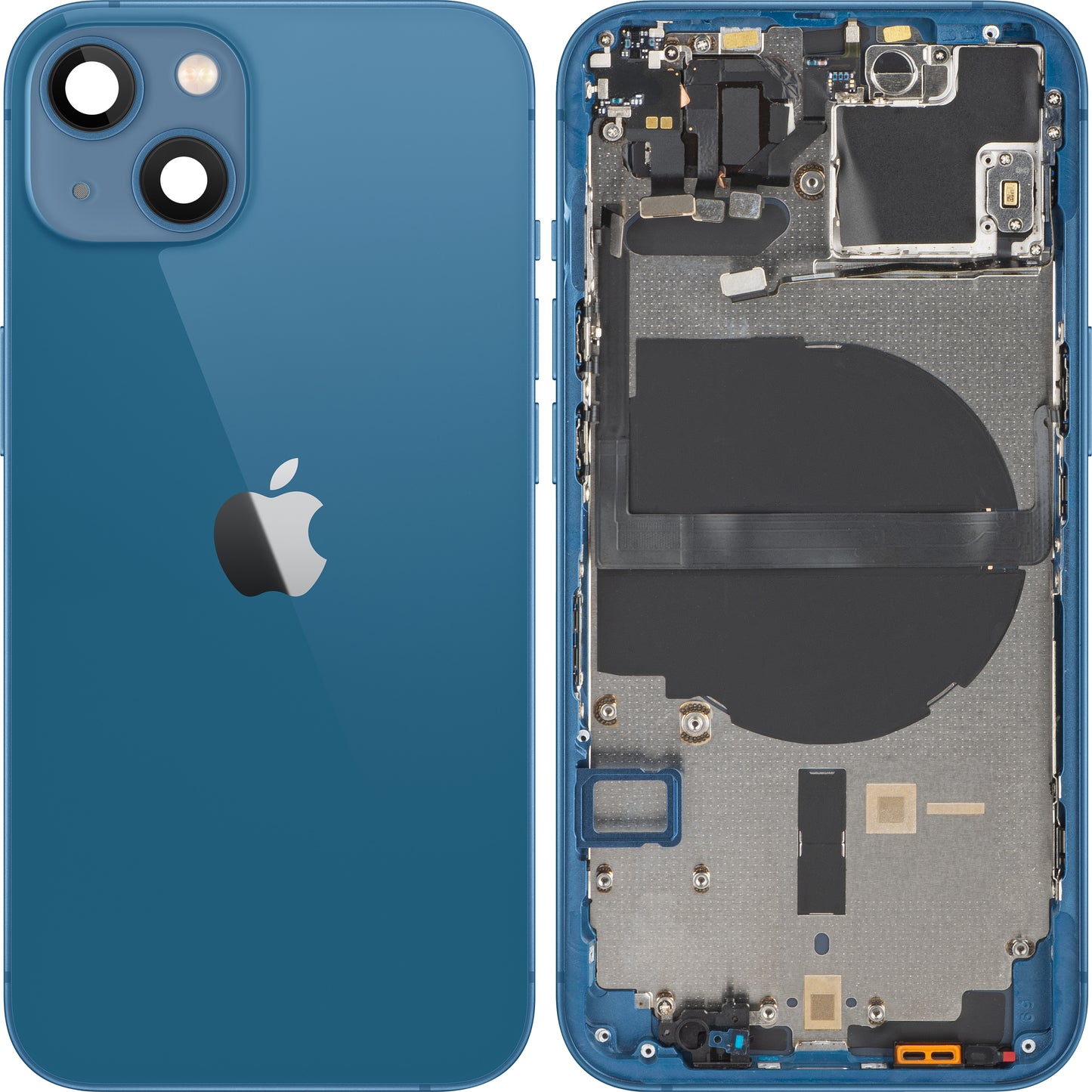 Kućište baterije Apple iPhone 13, sa srednjim oklopom, plavo, Swap