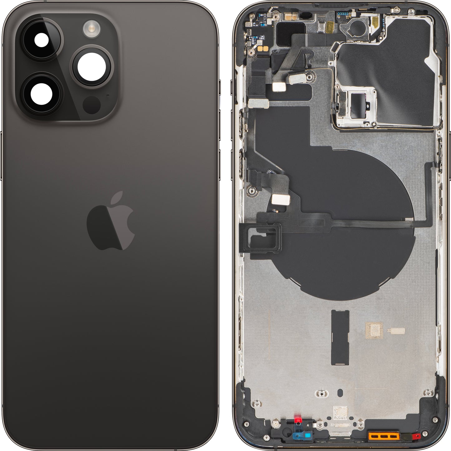 Kućište baterije Apple iPhone 14 Pro Max, sa srednjim delom kućišta, crno (Space Black), Swap