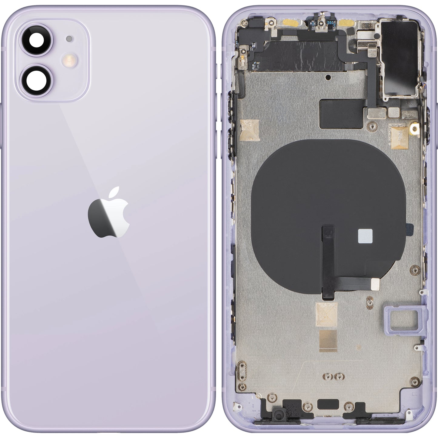 Poklopac baterije Apple iPhone 11, sa srednjom kućištem, ljubičasti, Swap
