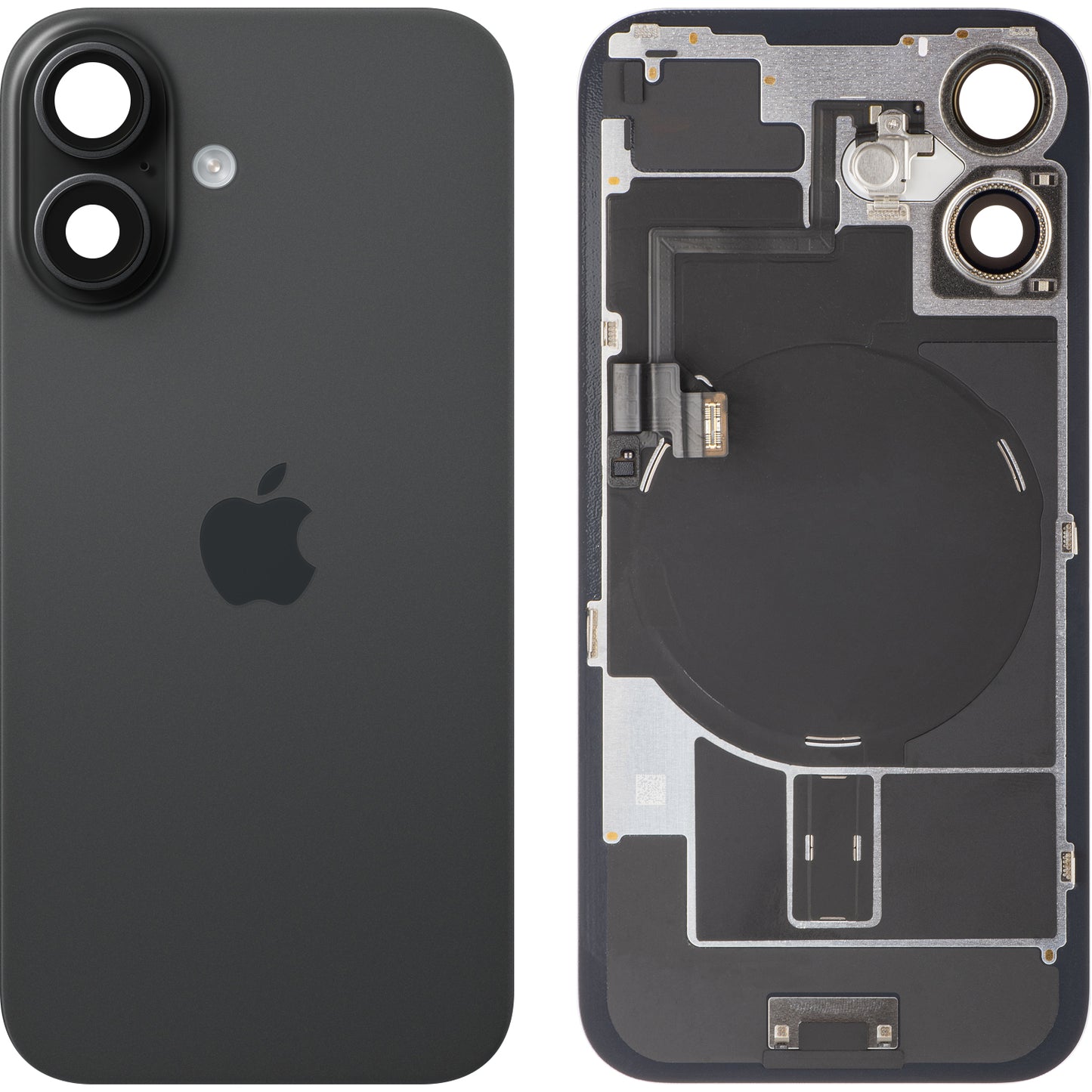 Poklopac baterije Apple iPhone 16, Crni, Zamena