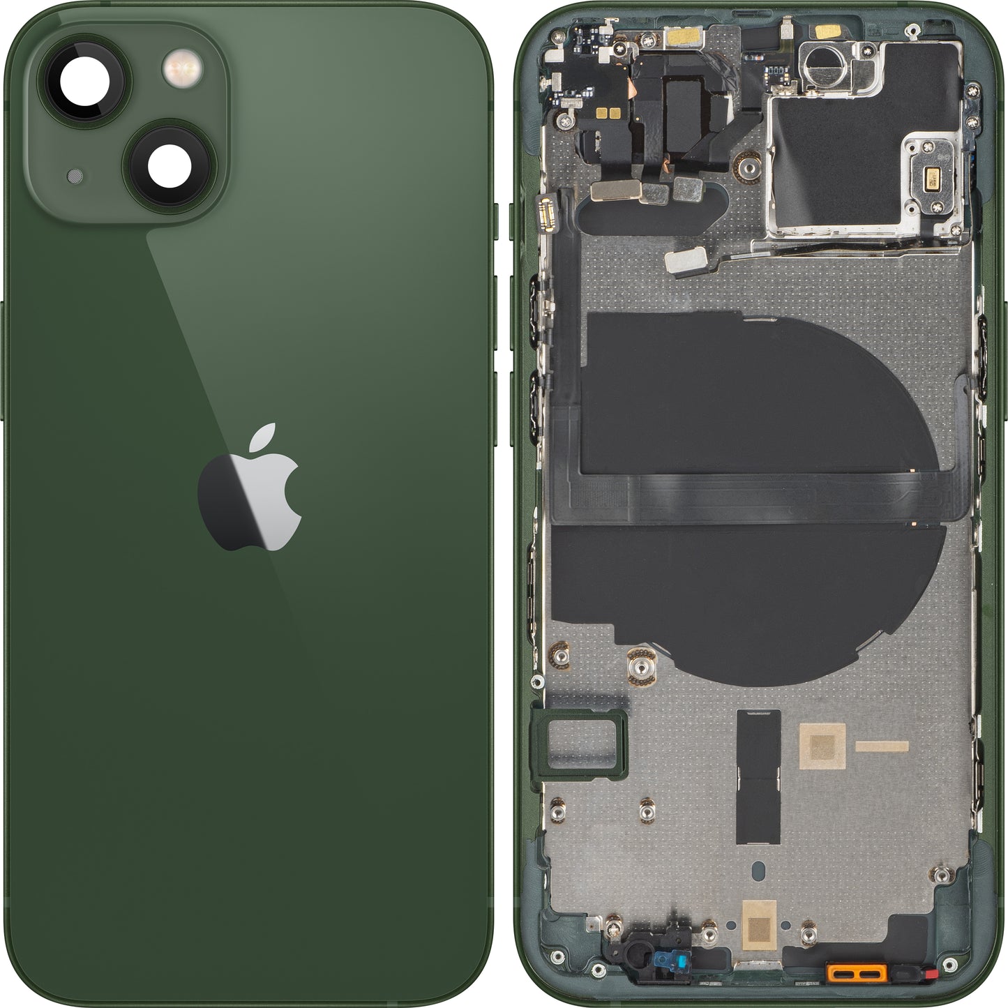 Poklopac baterije Apple iPhone 13, sa srednjom kućištem, zelene boje, Swap