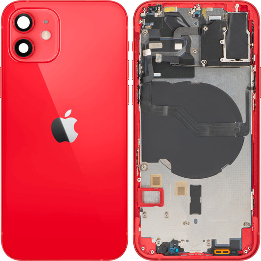 Poklopac baterije Apple iPhone 12, sa srednjom kućištem, crveni, Swap