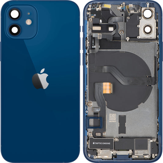 Kućište baterije Apple iPhone 12, sa srednjim okvirom, komplet delova, plavo, zamena