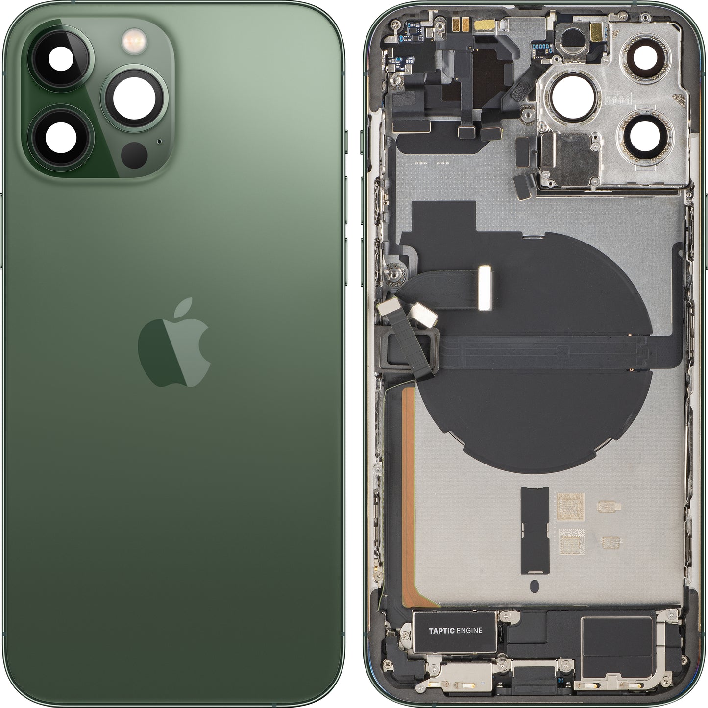 Poklopac baterije Apple iPhone 13 Pro Max, sa srednjom kućištem, kompletan, zelen (Alpine Green), zamena