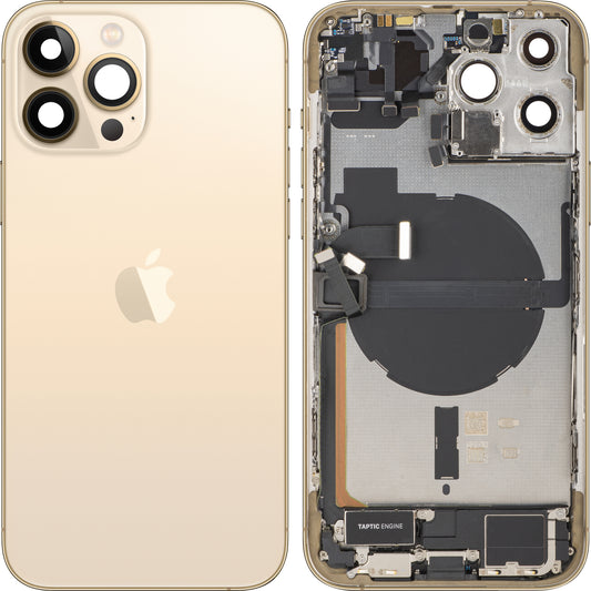 Poklopac baterije Apple iPhone 13 Pro Max, sa srednjom kućištem, kompletan, zlatni, zamena