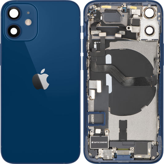 Poklopac baterije Apple iPhone 12 mini, sa srednjom kućištem, kompletan, plavi, zamena