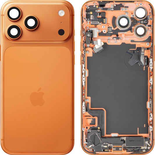 Kućište baterije Apple iPhone 17 Pro Max, sa srednjim kućištem, kompletni delovi, narandžasta (Cosmic Orange), zamena
