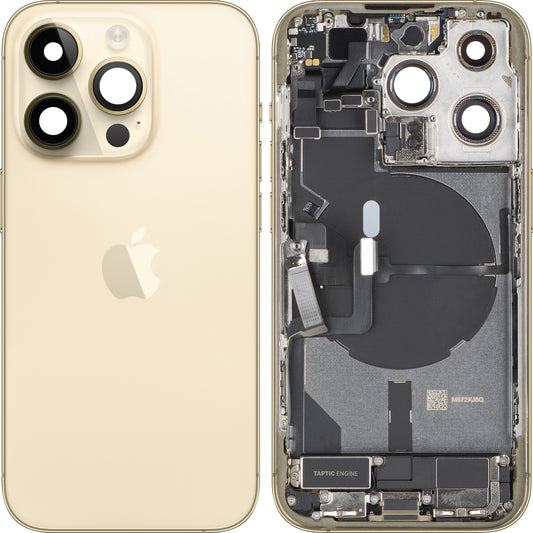 Poklopac baterije Apple iPhone 14 Pro, sa srednjim kućištem, verzija za SAD, zlatna, Swap Premium