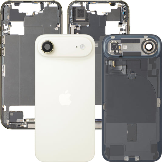 Poklopac baterije Apple iPhone 17 Air, sa srednjim kućištem, kompletni delovi, zlatna (Light Gold), Swap Premium