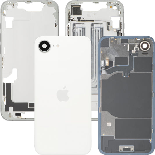 Poklopac baterije Apple iPhone 16e, sa srednjim kućištem, bela, Swap Premium
