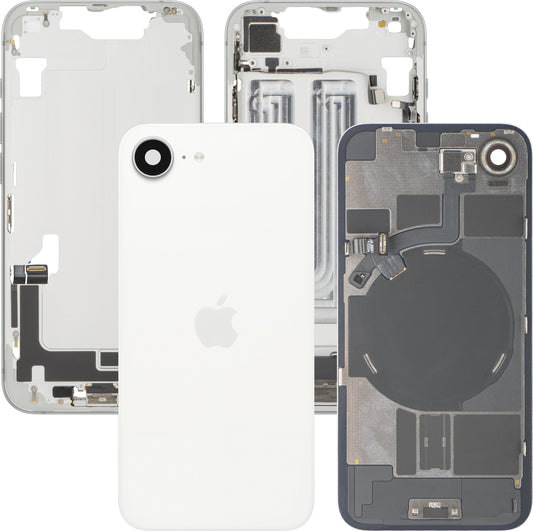 Poklopac baterije Apple iPhone 17e, sa srednjim kućištem, kompletni delovi, bela boja, Swap Premium