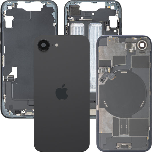 Poklopac baterije Apple iPhone 17e, sa srednjim kućištem, kompletni delovi, crna, Swap Premium
