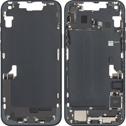 Poklopac baterije Apple iPhone 14 Plus, sa srednjom kućištem, kompletan, crni (Midnight), zamena
