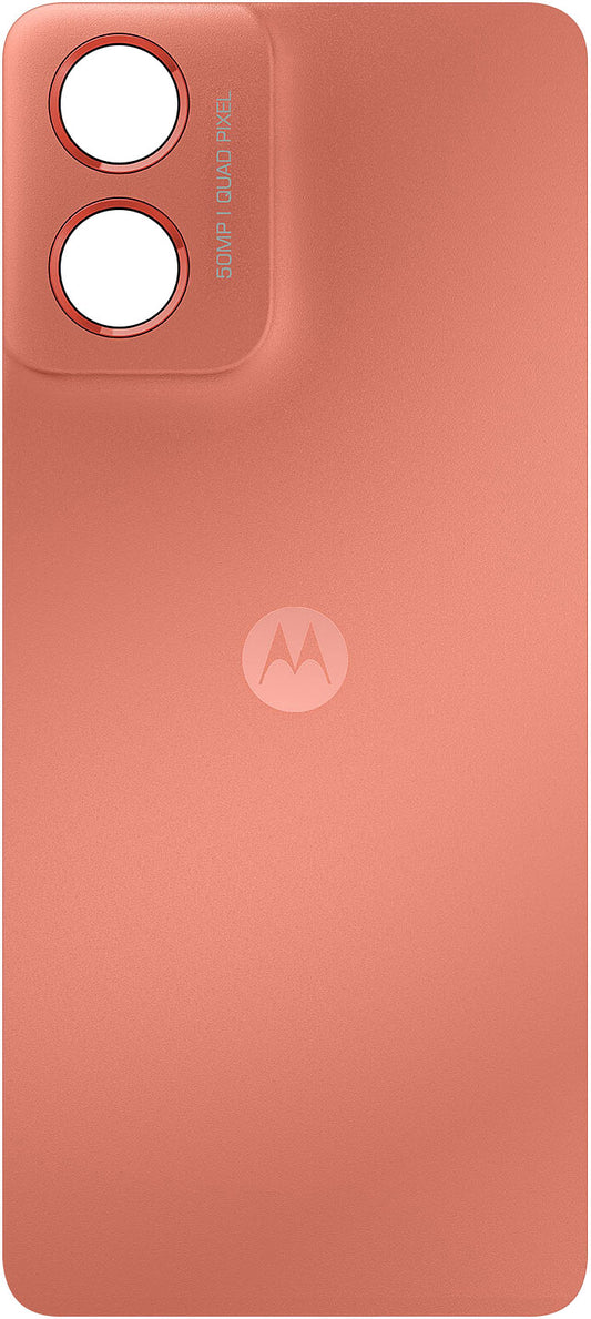Poklopac baterije Motorola Moto G04s, Narandžasti (Sunrise Orange), Service Pack 5S58C24270