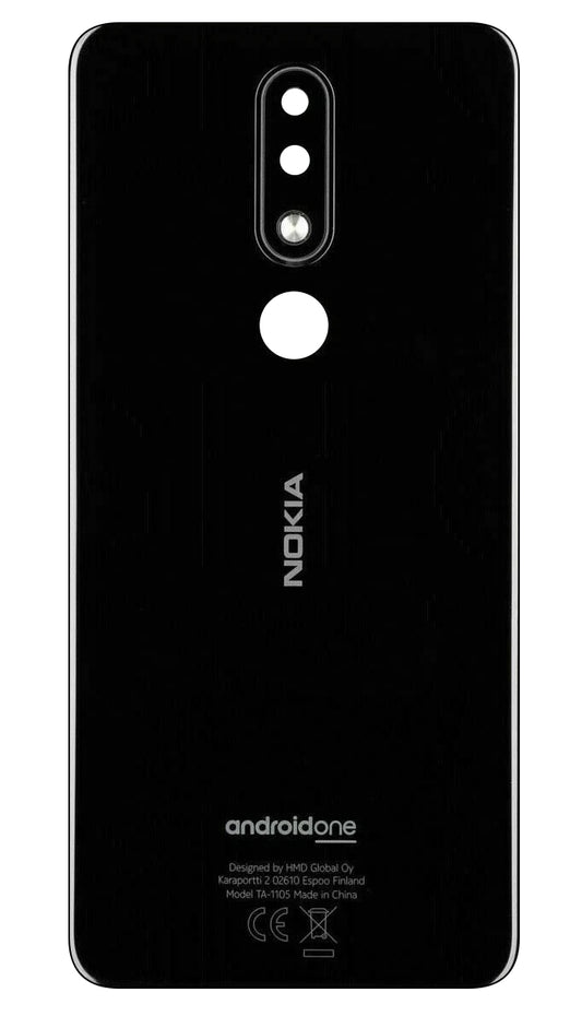 Poklopac baterije Nokia 5.1 Plus, crni, zamena