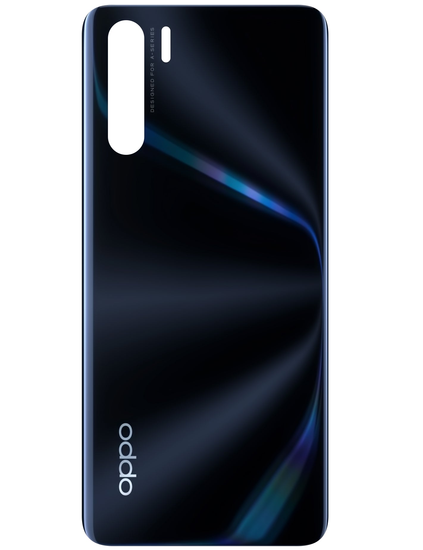 Poklopac baterije Oppo F15 / A91, Crni (Lightening Black), Servisni paket 3016378