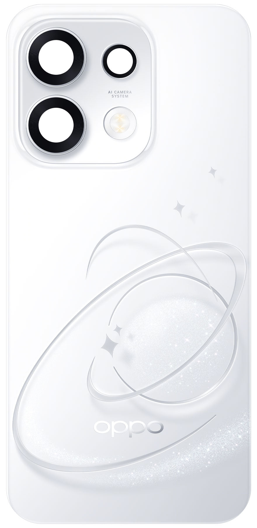 Poklopac baterije Oppo Reno16 F / Reno16 FS, Srebrni (Pop White), Service Pack 621033001109