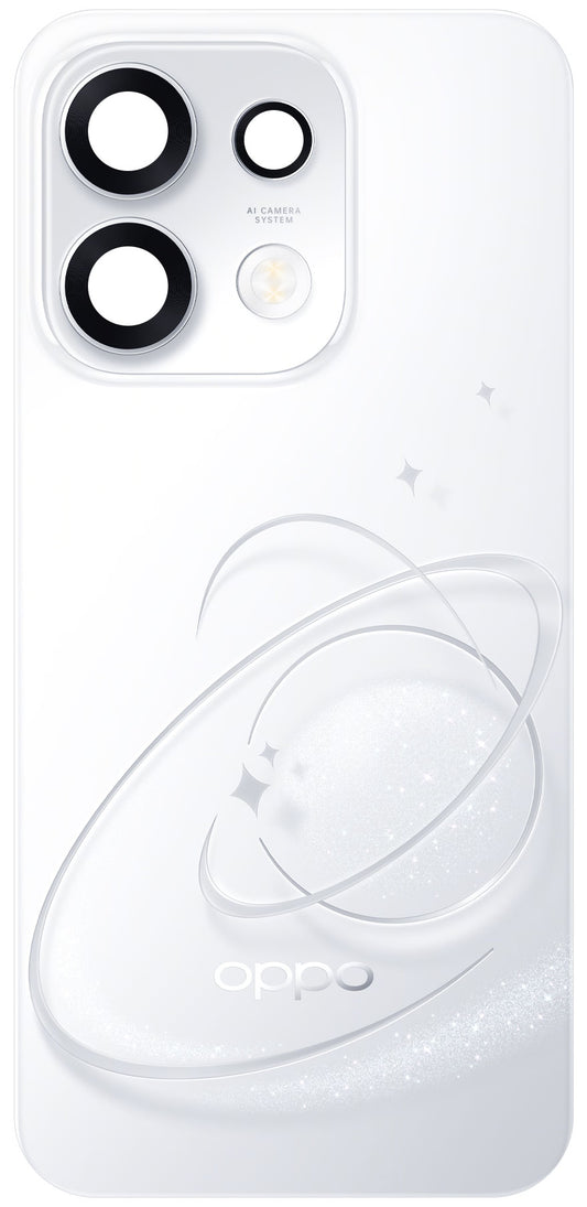 Poklopac baterije Oppo Reno16 F / Reno16 FS, Srebrni (Pop White), Service Pack 621033001109