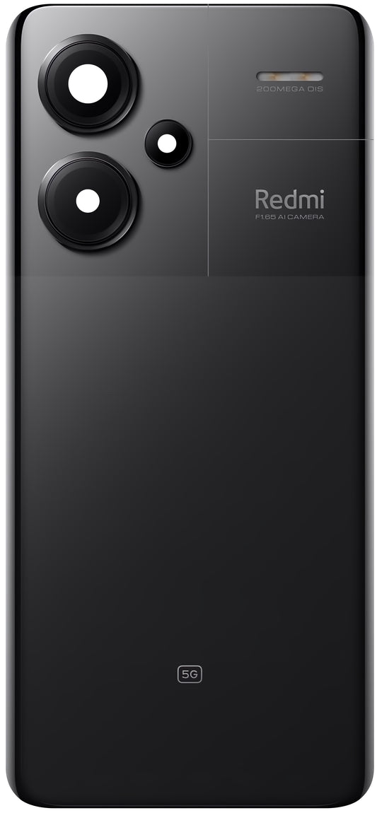 Battery Cover Xiaomi Redmi Note 13 Pro+, Black (Midnight Black), Service Pack 560035N16U00 