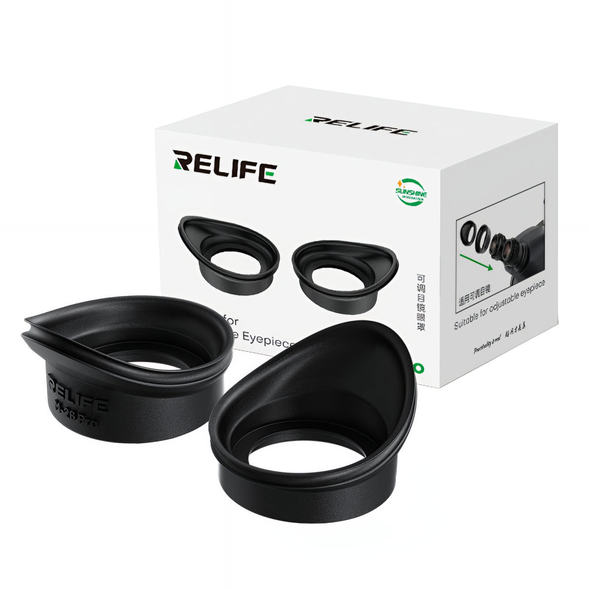 Zaštitni poklopac Relife M-26 Pro Max za sočivo mikroskopa, set od 2 komada
