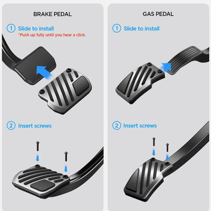 Auto pedale poklopci Spigen Line Design TO200P za Tesla Y / 3 ACP11627