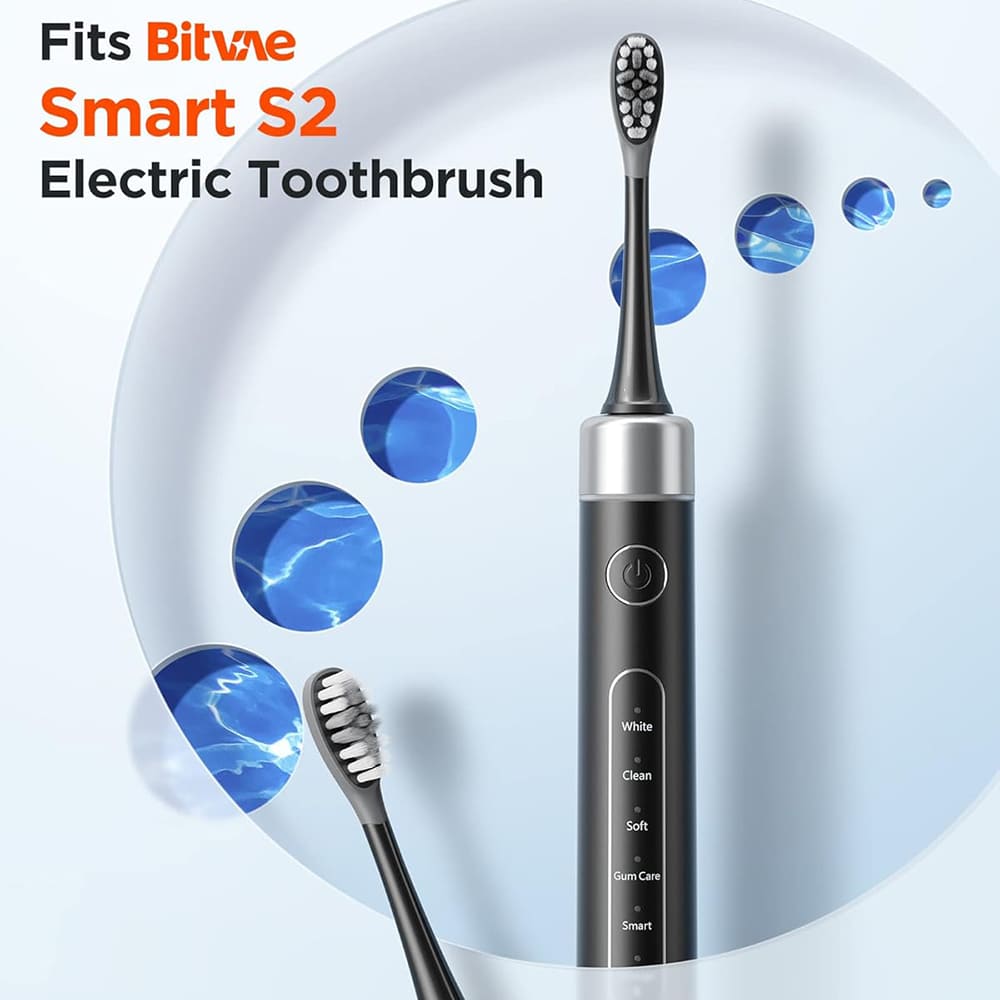 Rezervna Glava Gum Care za Električnu Četkicu Bitvae S2 / S3, Set 4 komada, Bela