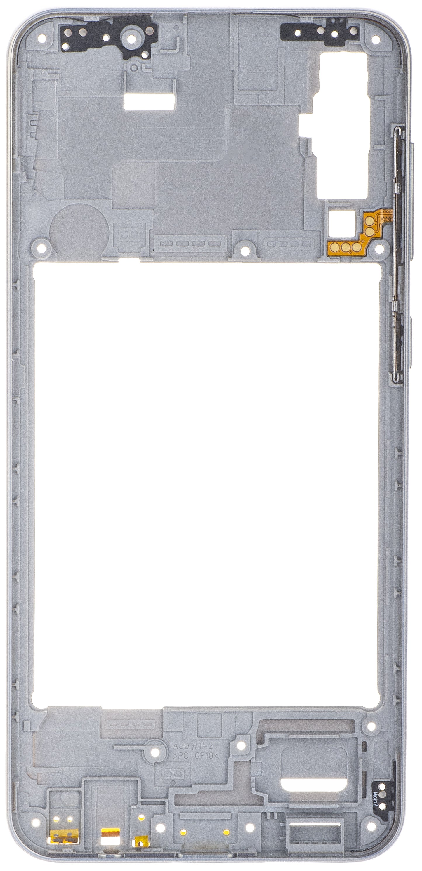 Srednje kućište Samsung Galaxy A50 A505, Srebrno