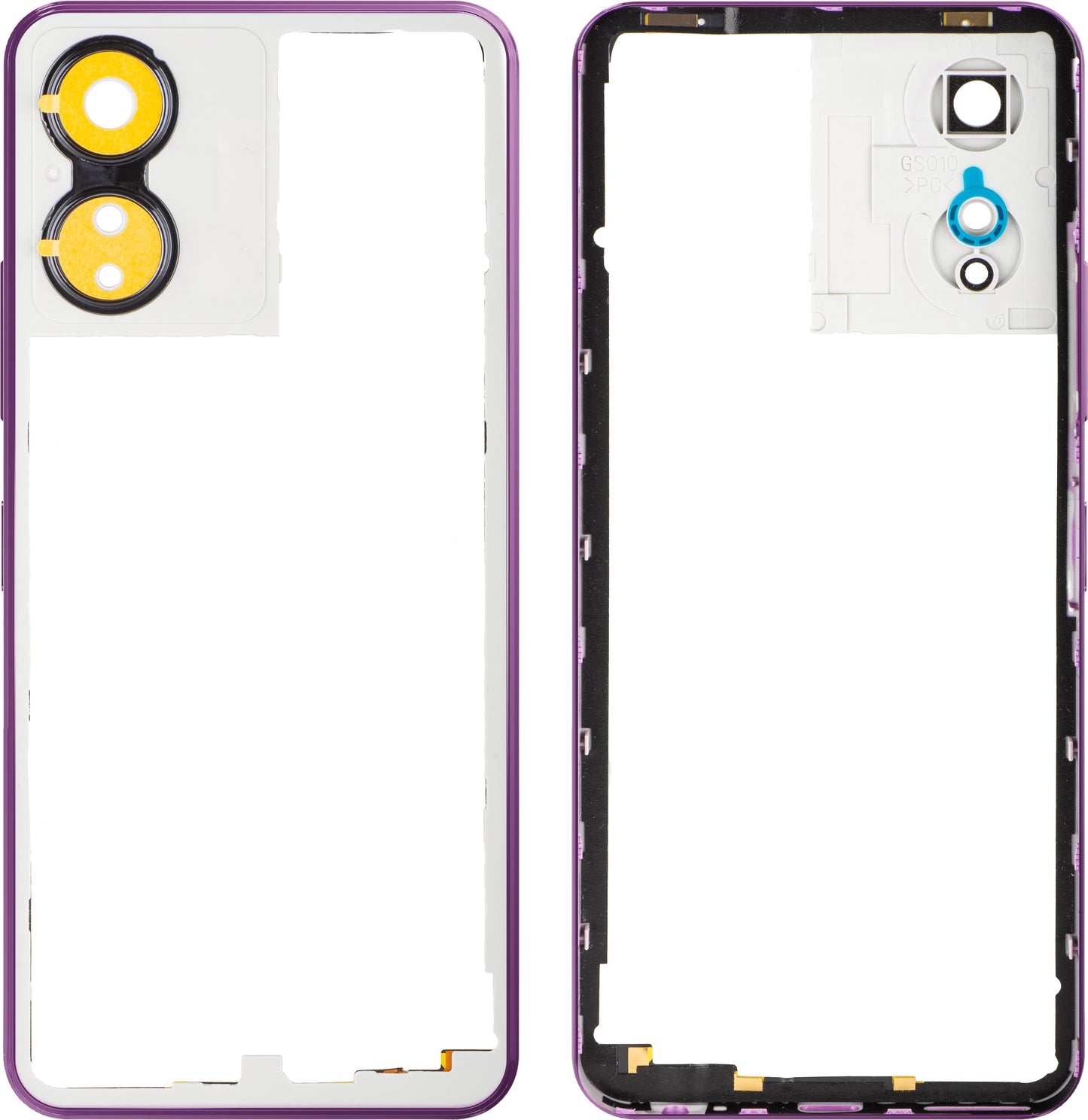 Carcasa Mijloc HMD Arc, Ljubičasta, Service Pack HGS010DQF1SH1
