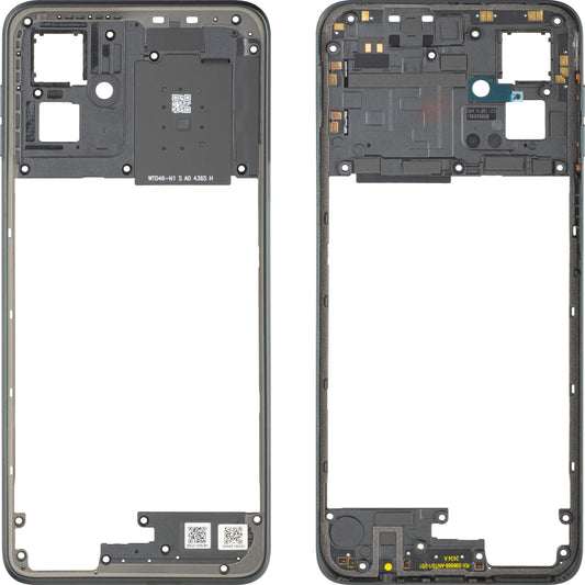 Kućište Sredina Motorola Moto G55, Siva (Forest Grey), Service Pack 5S58C28444