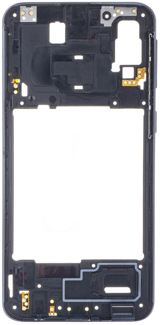 Srednje kućište Samsung Galaxy A40 A405, Crno