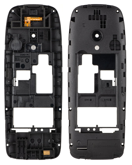 Srednji poklopac za NOKIA 6310 (2024), crni