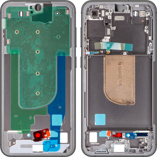 Srednji okvir Samsung Galaxy S23 FE S711, Crni (Grafit), Servisni paket GH82-32857A