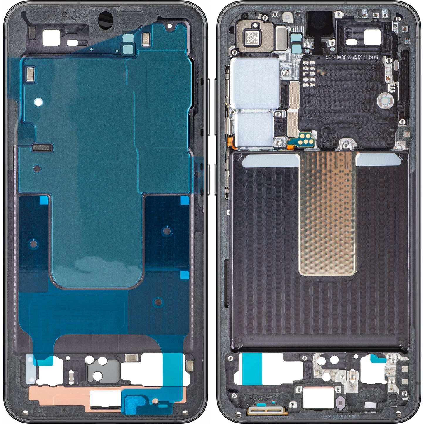 Carcasa Mijloc Samsung Galaxy S23 S911, Crna (Phantom Black), Service Pack GH96-15624A